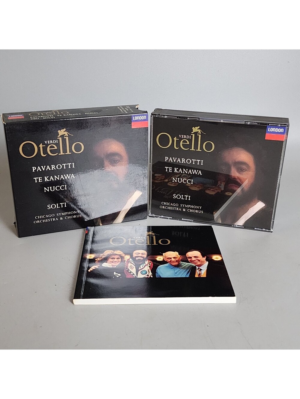 Verdi Otello 2CD London Sir Georg Solti Pavarotti Te Kanawa Nucci